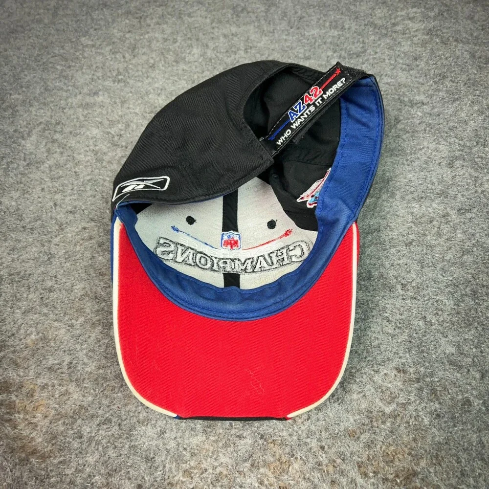 New‎ York Giants Mens Hat Cap Black White Adjustable Super Bowl XLII Reebok NFL